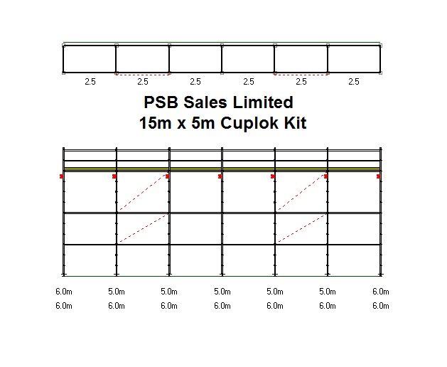 Used Cuplok 15mtr x 5mtr Kit